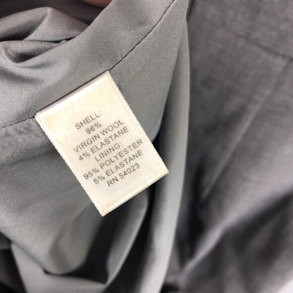 Banana Republic Woven in Italy Grey Structured Career Dress Size 2 - Picture 9 of 9
